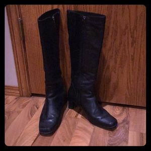 Black Leather Boots